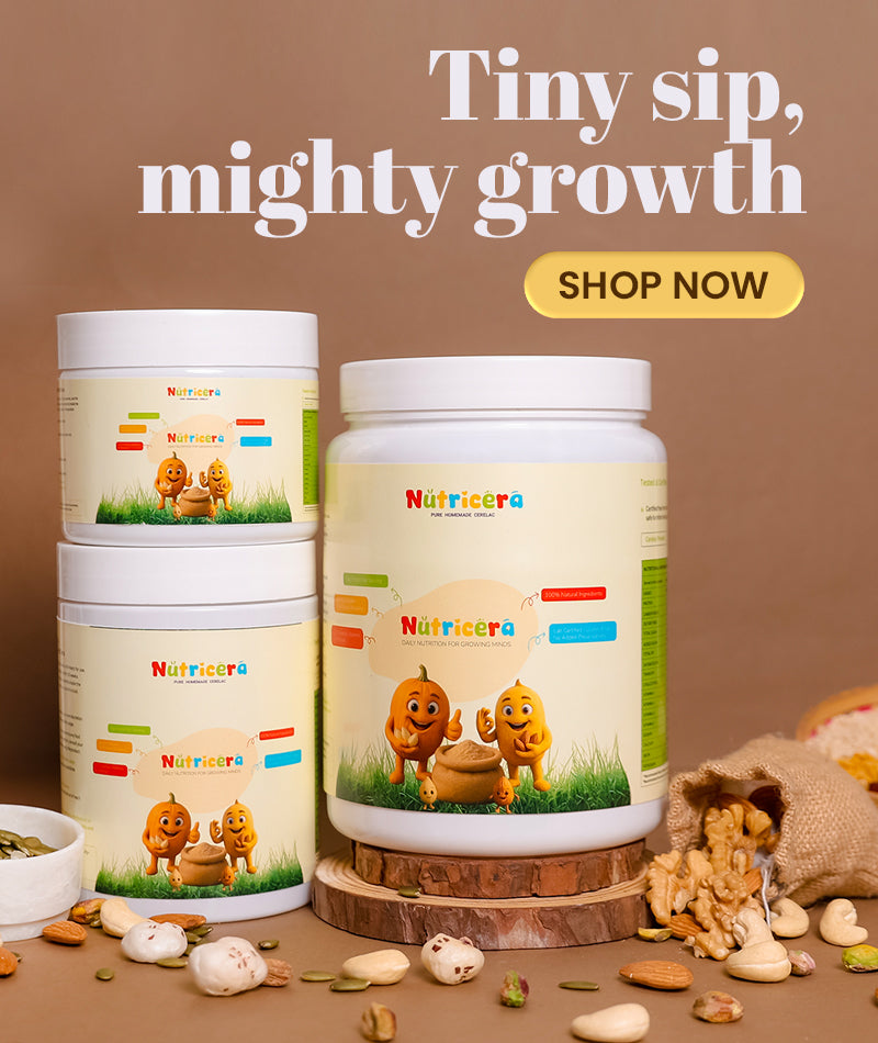 Nutricera –Pure Homemade Cereal with Natural Rock Sugar(400gm | 800gm | 1kg)