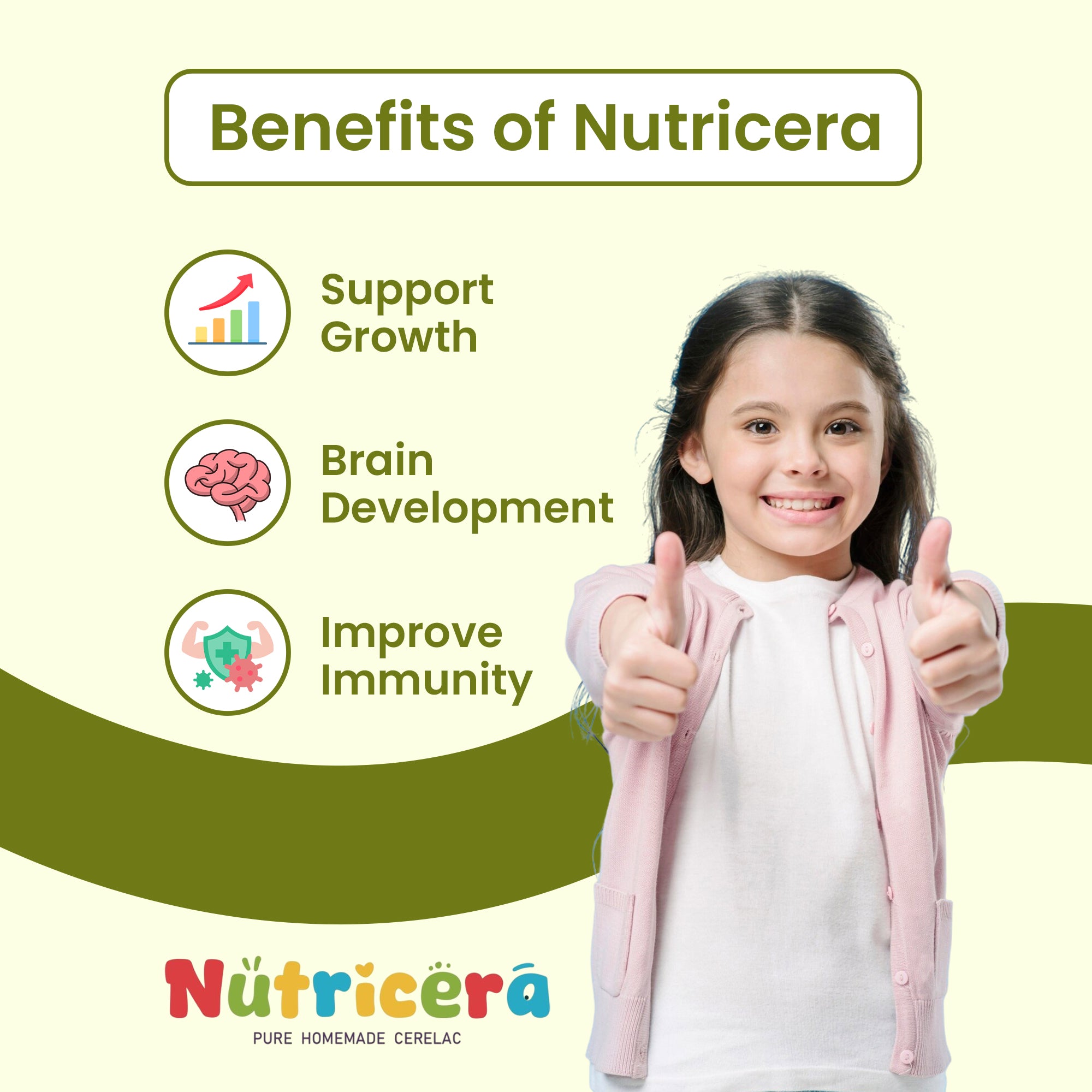 Nutricera –Pure Homemade Cereal with Natural Rock Sugar(400 GM)