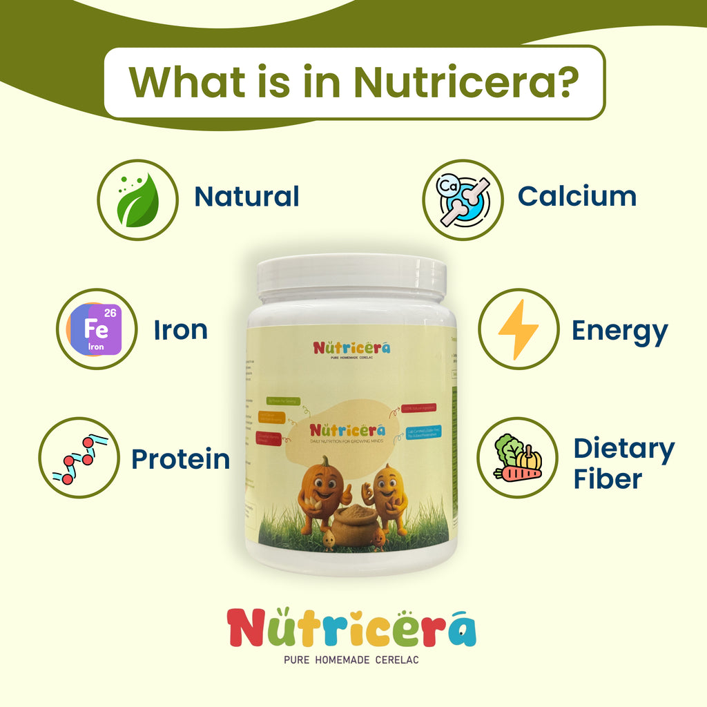 Nutricera –Pure Homemade Cereal with Natural Rock Sugar(400 GM)