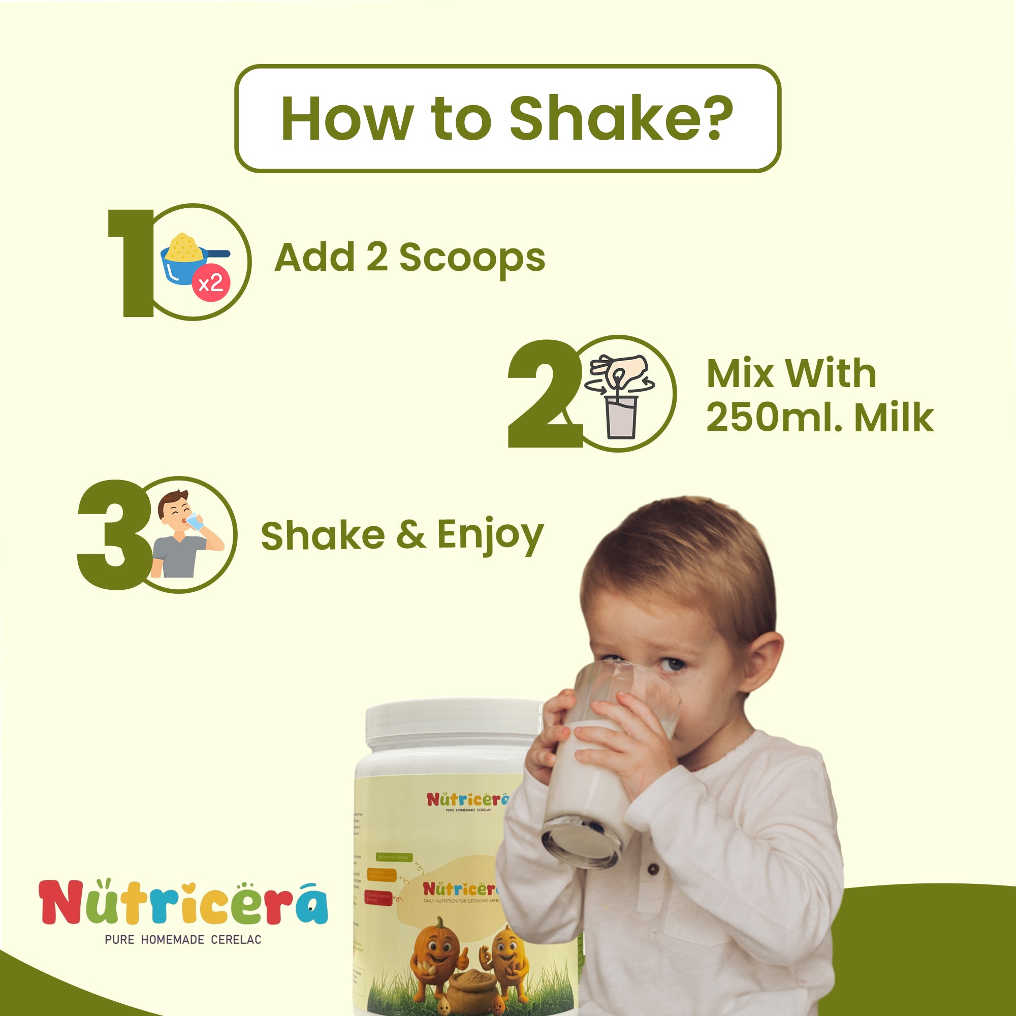 Nutricera –Pure Homemade Cereal with Natural Rock Sugar(800 GM)