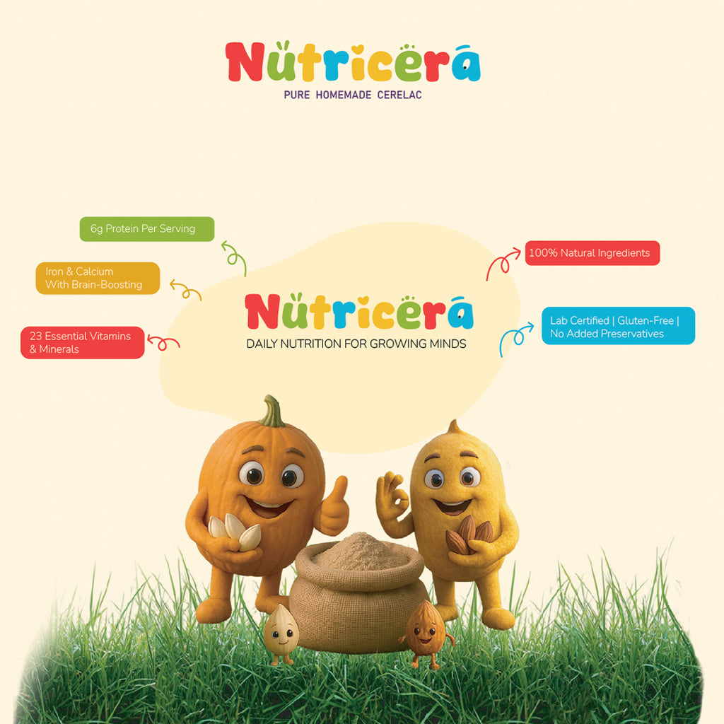 Nutricera –Pure Homemade Cereal with Natural Rock Sugar(400 GM)