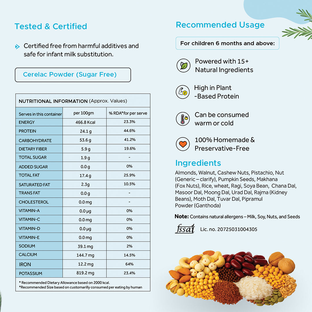 Nutricera – Pure Homemade Cereal Sugar-Free Cereal (400 GM)